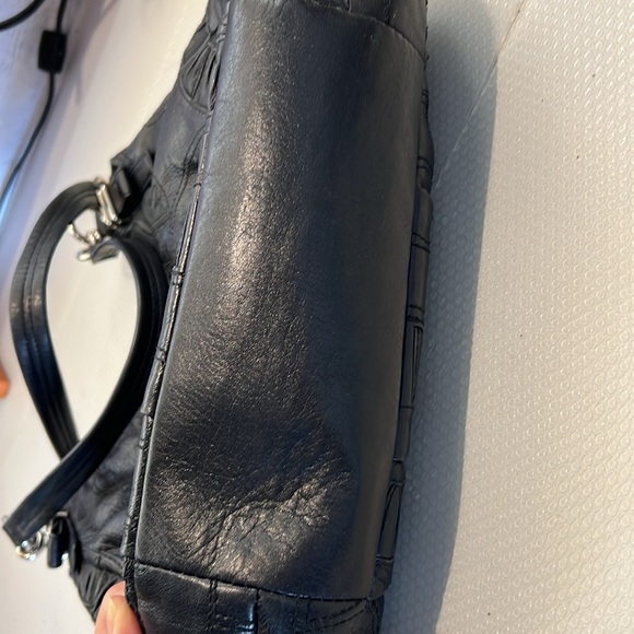 COACH Madison Maggie Embellished Leather Handbag - Picture 6 of 7